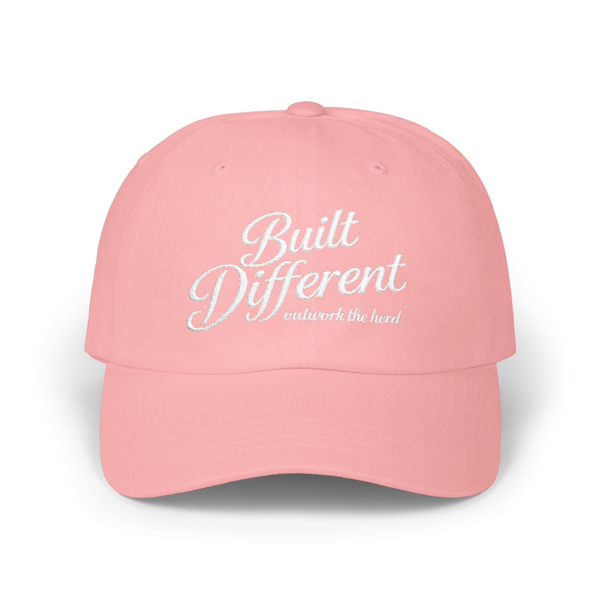 Dad Cap — "Built Different" Embroidered Casual Baseball Hat